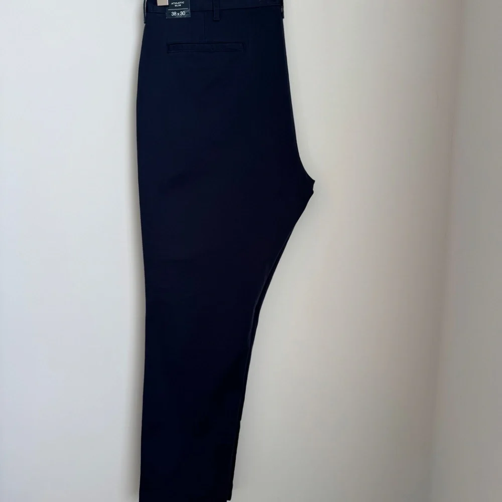J. Crew Factory Mens Navy Slim Fit Athletic Chino Pants NWT